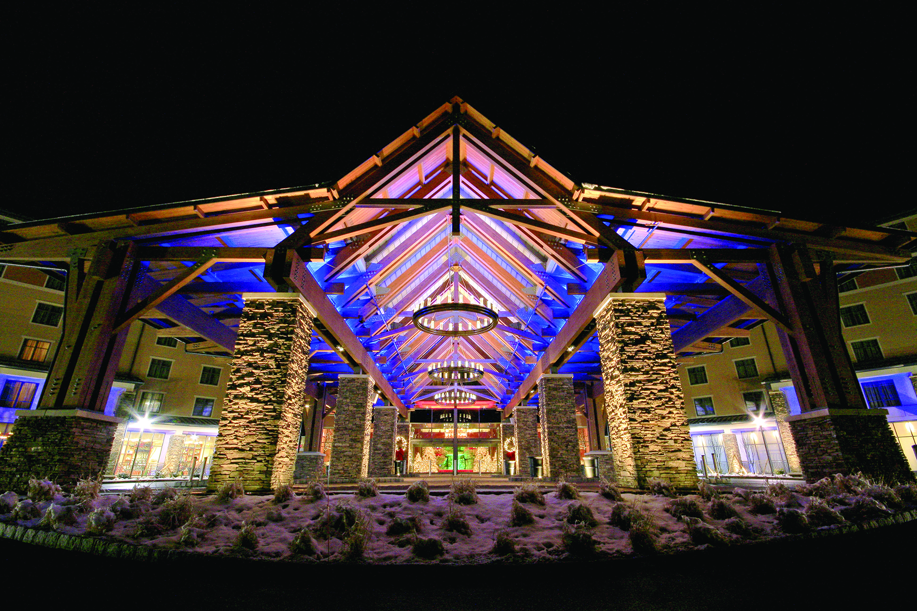 Pocono hotel entrance