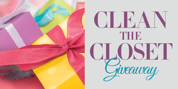 Clean the closet Giveaway