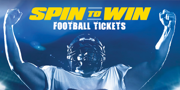 Spin to Win Football Tickets