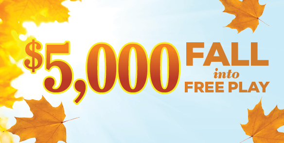 $5,000 Fall into Free Play