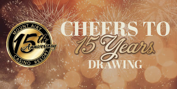 Cheers to 15 Years Drawing 15x Entries