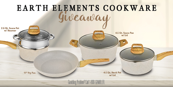 EARTH ELEMENTS COOKWARE GIVEAWAY