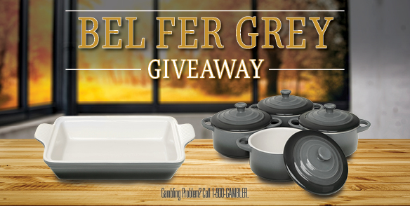 Bel Fer Grey Mini Ceramic Casserole Dishes Giveaway