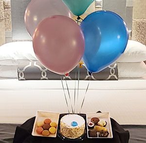 celebration preset amenities room package