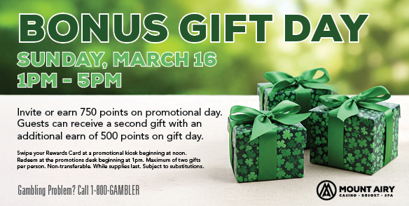BONUS GIFT DAY