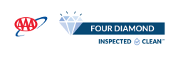 aaa four diamond inspect clean logo