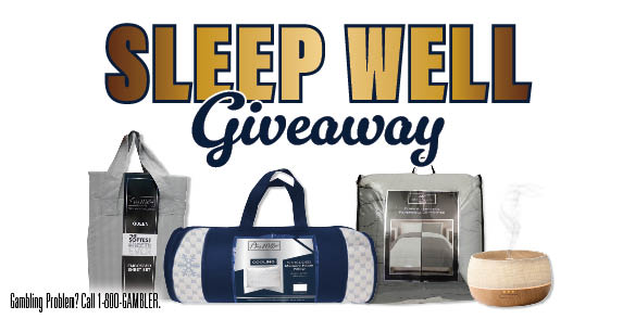 SLEEP WELL GIVEAWAY