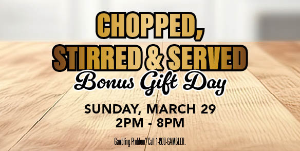 Chopped, Stirred & Served Bonus Gift Day