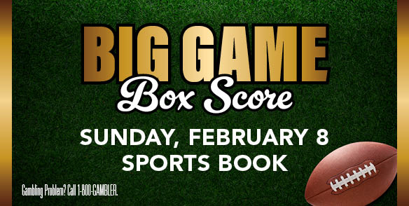 The Big Game Box Score Promotion
