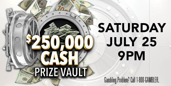 $250,000 cash prize vault
