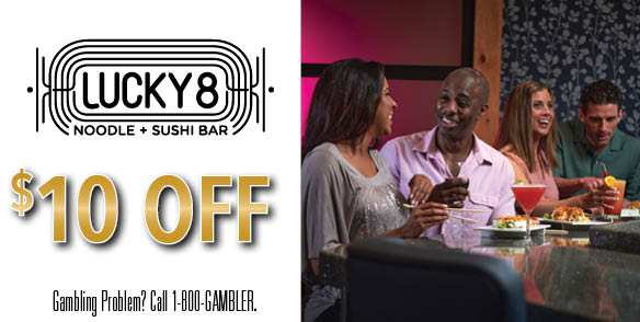 $10 Off Lucky 8