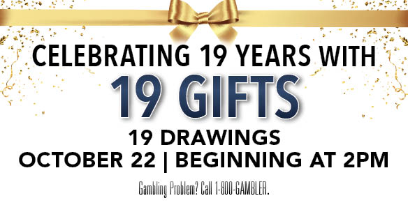 Celebrating 19 Years With 19 Gifts