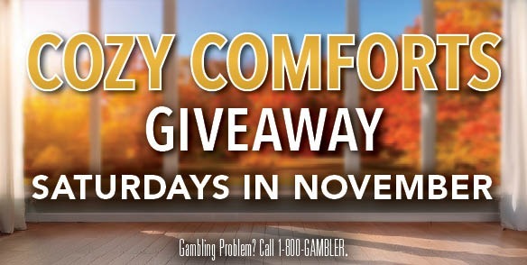 COZY COMFORTS GIVEAWAY