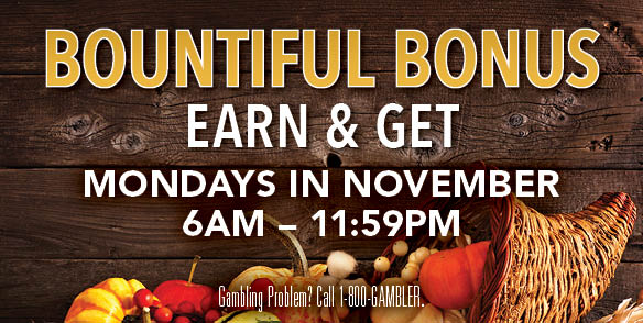BOUNTIFUL BONUS EARN & GET